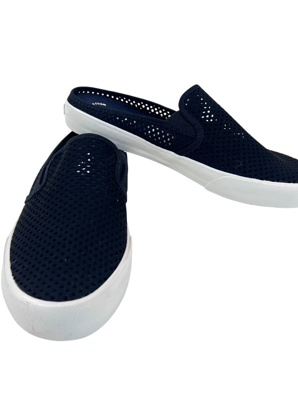 Sperry Top Sider Pier Randi Slip On Mules Womens New Black Memory Foam